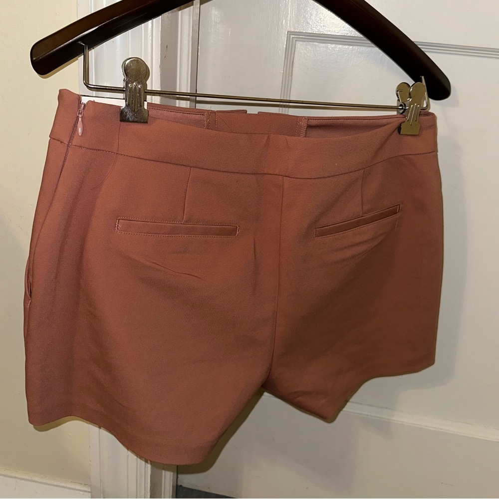 Express Mid Rise Lace Up Shorts - Picture 2 of 3